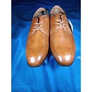 SIZE 8.5 NEW GEORGE Men's Tommy Oxford Dress Shoes - Tan Brown
